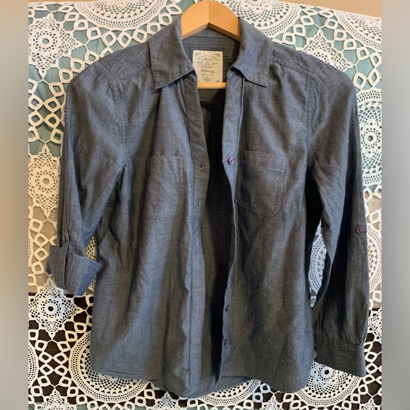 Style & Co chambray shirt - Picture 1 of 5